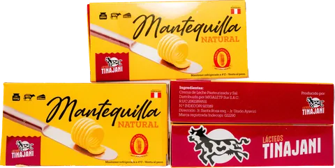 Mantequilla natural Tinajani
